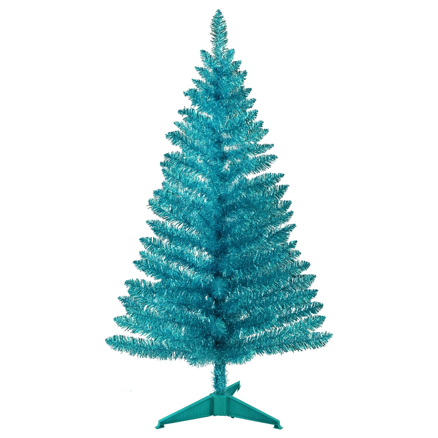 Bringstar 4FT Fake Christmas Tree with Lights, Green Artificial Xmas Pine Tree for Home Office